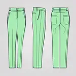 green trousers image